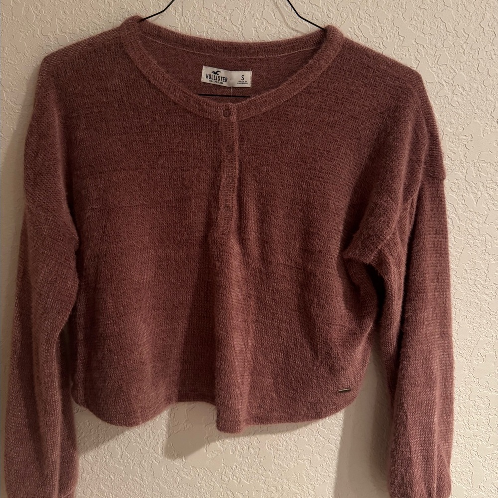 Hollister Dusty Pink Knit Sweater